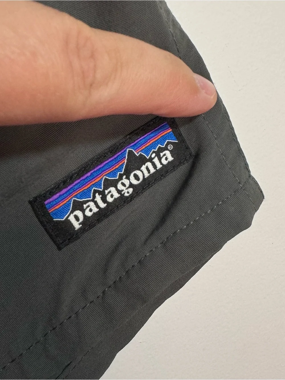 Patagonia Baggies Shorts XXL Gray 6.5” Inseam Recycled Nylon Drawstring